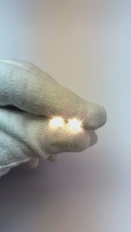 1 Carat Natural Earth Mined Diamond Stud Earring White Gold 14K