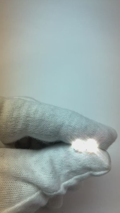 1 Carat Prong Set Round Natural Earth Mined Diamond Stud Earring 14K White Gold