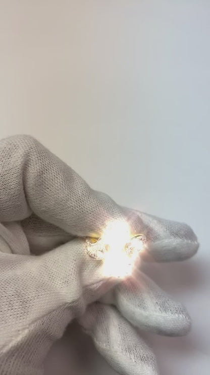 Toi Et Moi Gold Round Old Miner Genuine Natural Earth Mined Diamond Ring Two Tone 4.50 Carats