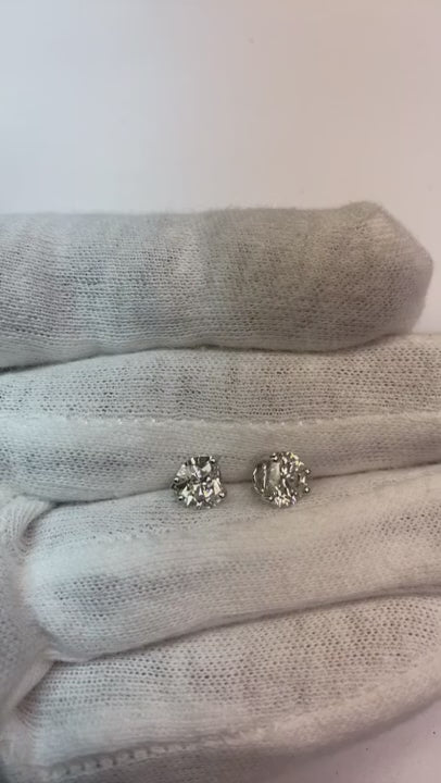 Half Moon 2 Ct. F VS1 Natural Earth Mined Diamonds Pair 1 Ct. Each