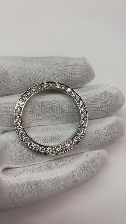 4.75 Ct Round Natural Earth Mined Diamond Bezel To Fit Men's Datejust President 36 Mm Watch