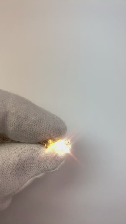 Oval Cut Solitaire Natural Earth Mined Diamond Pendant Gold Jewelry Four Prong Setting