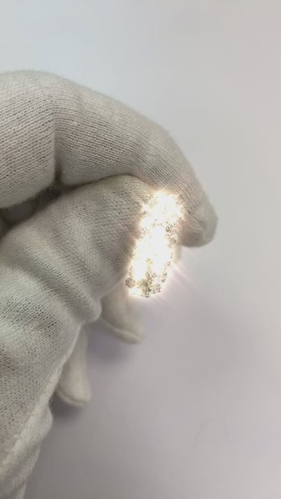 Half Eternity Natural Earth Mined Diamond Band 4.50 Carats White Gold Jewelry New