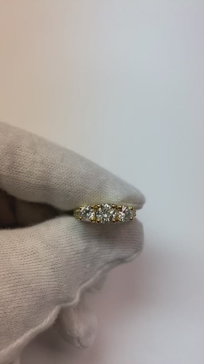 2.75 Carat Natural Earth Mined Diamonds Engagement Ring White Gold Women Jewelry