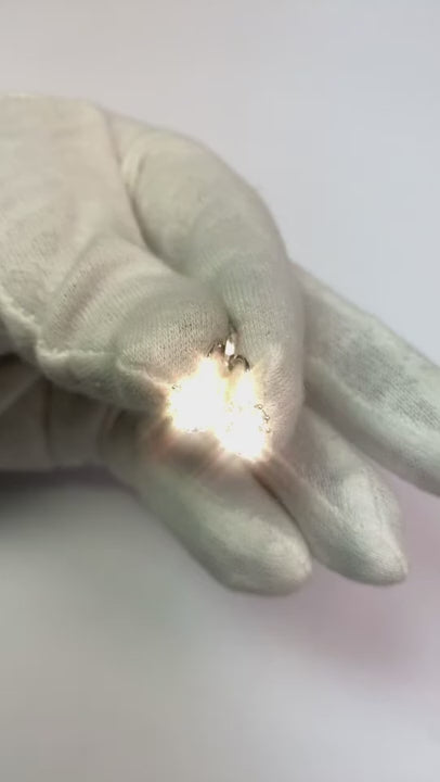 1.50 Carats Old Miner Cut Genuine Natural Earth Mined Diamond Stud Earrings White Gold 14K