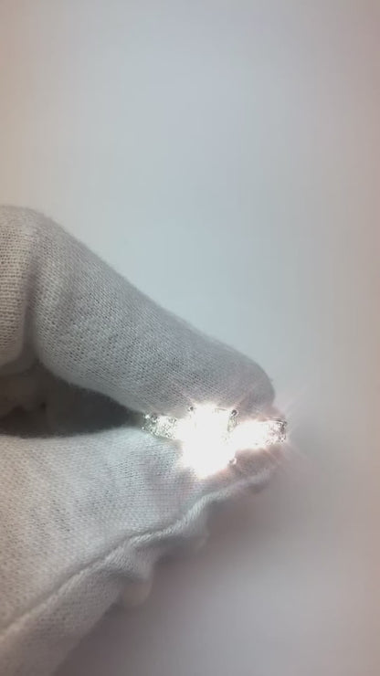 Real Natural Earth Mined Diamond Engagement Ring 6 Carats Prong Setting Women Jewelry New