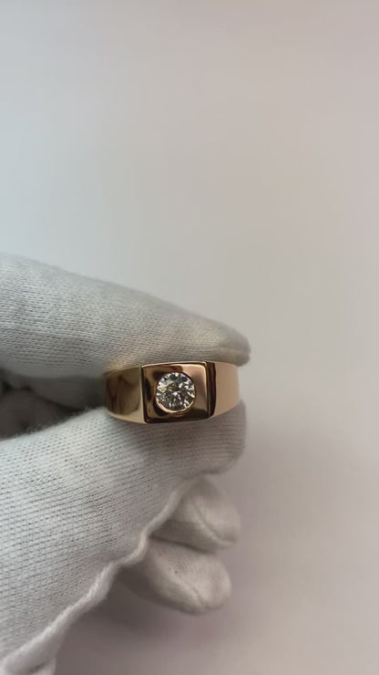 Men's Diamond Solitaire Ring