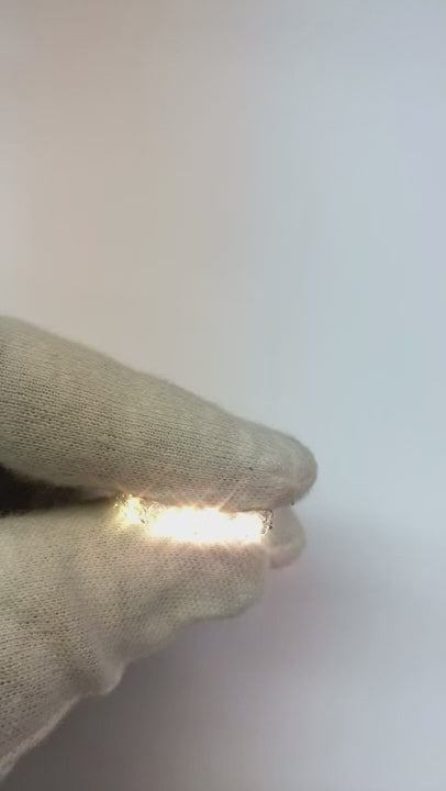 Natural Earth Mined Diamond Eternity Wedding Band 3 Carats U Scallop Set Women Jewelry