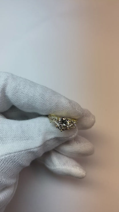 Women Natural Earth Mined Diamonds Engagement Ring 4.51 Ct. White Gold Jewelry