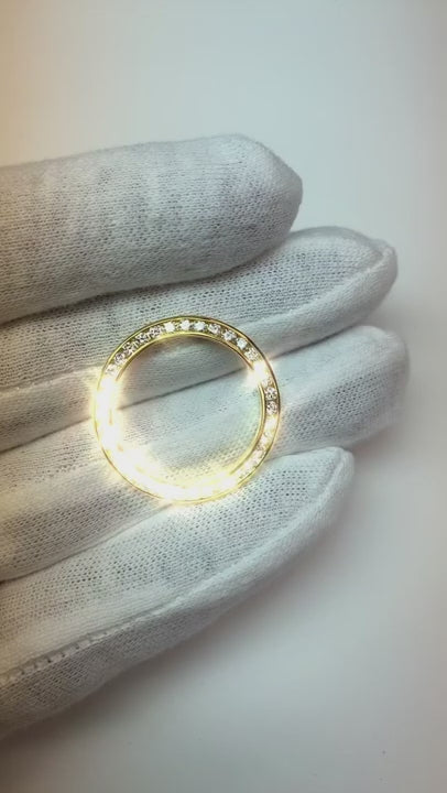 2 Carats 26 mm All Watch Models Date Or Custom Mined Mined Natural Real Diamond ( Not Lab Grown ) Bezel To Fit Rolex Datejust