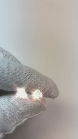 1.20 Carats Brilliant Natural Earth Mined Diamond Stud Earring Ladies Jewelry