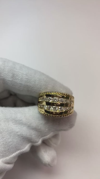 2.50 Carats Round Diamond Right Hand Anniversary Ring