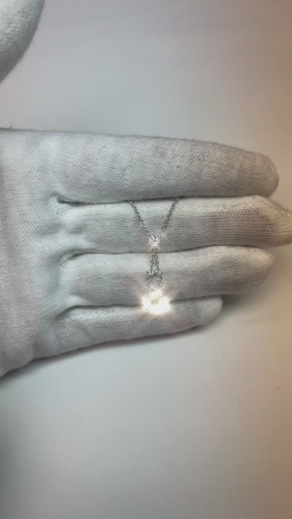 Brilliant Cut Natural Earth Mined Diamond Necklace For Women