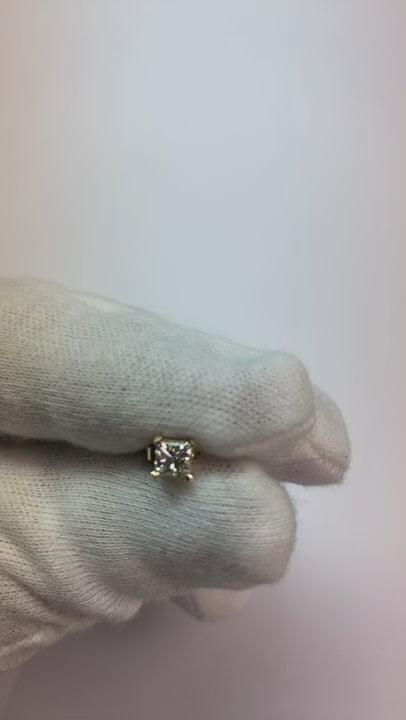 0.50 Carats Natural Earth Mined Diamond Stud Single Earring Men New