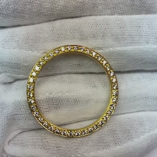2 Ct Custom Round Diamond Bezel To Fit Rolex Datejust All Watch Models