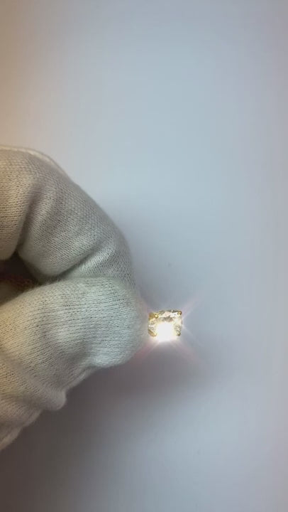 1.5 Carat Pear Natural Earth Mined Diamond Solitaire Pendant Necklace Yellow Gold