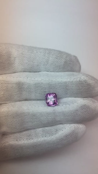 3 Ct Intense Pink Cushion Cut Loose Sapphire