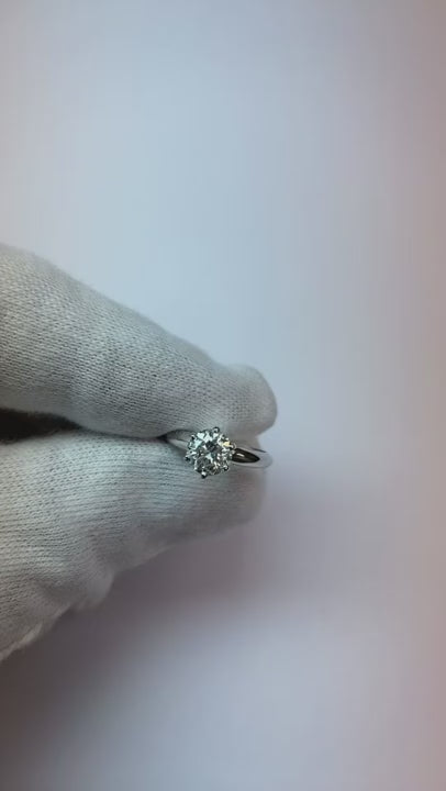 Natural Earth Mined Diamond Solitaire 1.01 Ct. Jewelry Engagement Ring