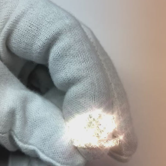 Three Stone Princess Diamond Engagement Ring New