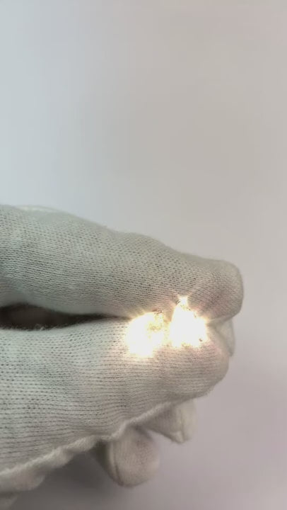 2.50 Carats Pear Cut Sparkling Natural Earth Mined Diamonds Stud Earring White Gold 14K