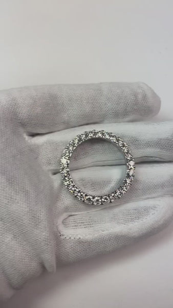 White Gold Round Custom Diamond To Fit Rolex Date All Watch Mode 4 Ct