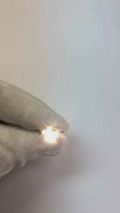 1.51 Carats Radiant Cut Natural Earth Mined Diamond Solitaire With Accents Ring White Gold