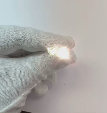 Toi et Moi Two Stone Round & Pear Natural Earth Mined Diamond Ring 4 Carats White Gold 14K