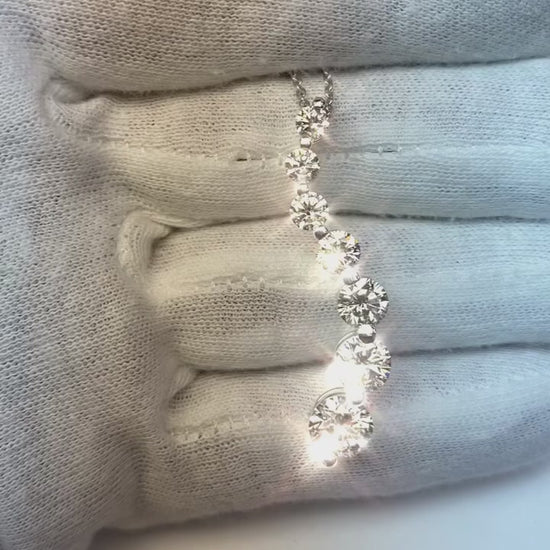 Journey Round Diamond Pendant Ladies Jewelry New