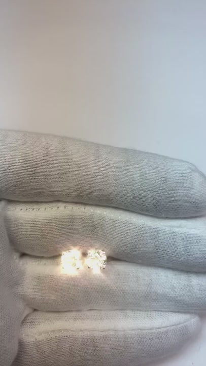 2ct Natural Earth Mined Diamond Earrings