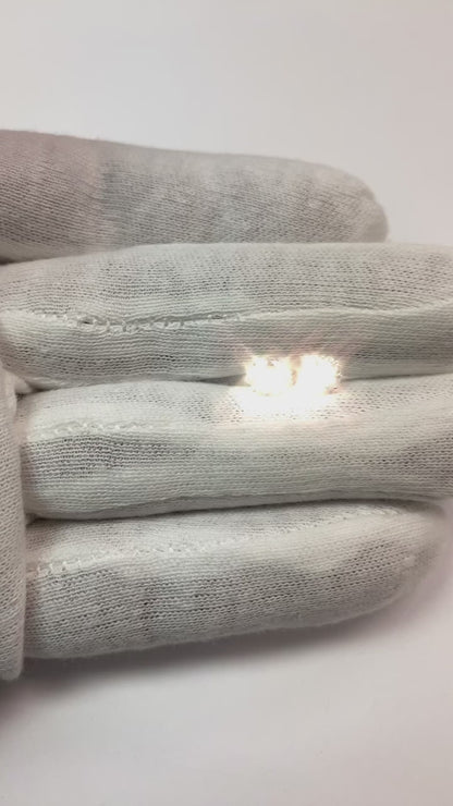 Round Cut Natural Earth Mined Diamond 1 Carat Stud Earring 14K White Gold