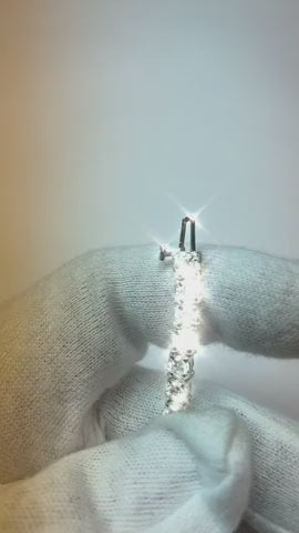 12.80 Carat Natural Earth Mined Diamond Tennis Bracelet White Gold 14K Jewelry