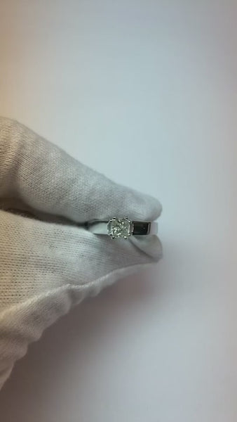 Princess Diamond Solitaire Ring