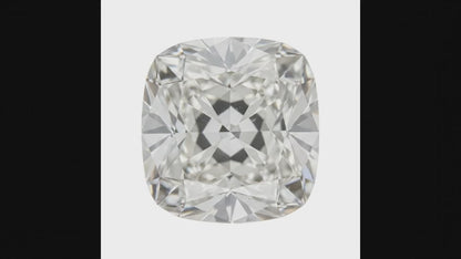 H VS1 4 Carat Authentic Old Mine Cushion Cut Natural Loose Diamond