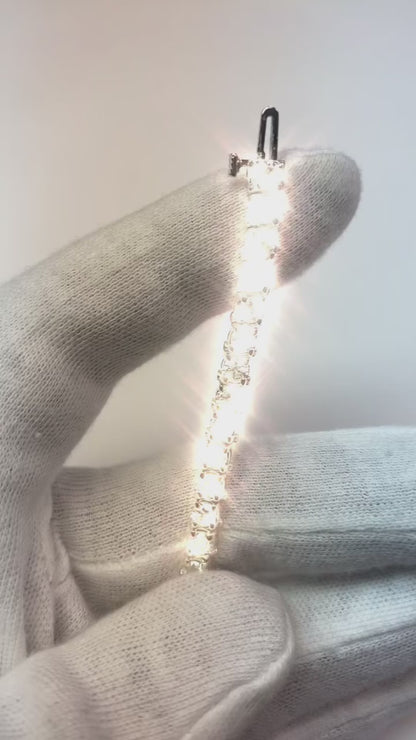 Women Sparkling 8.50 Carats Round Natural Earth Mined Diamonds Lady Tennis Bracelet