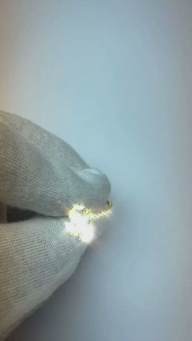 Oval Natural Earth Mined Diamond Engagement Ring 4 Carats Jewelry White Gold 14K