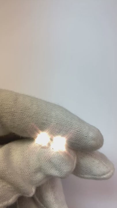 Four Prong Setting Round Natural Earth Mined Diamond Stud Earring 1.50 Carats