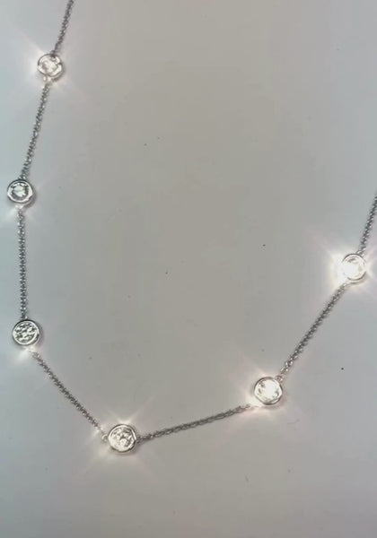 Delicate Diamond Chain Necklace