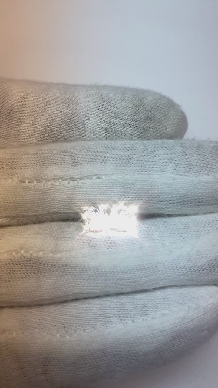 Fat Diamond Studs Women's Earring