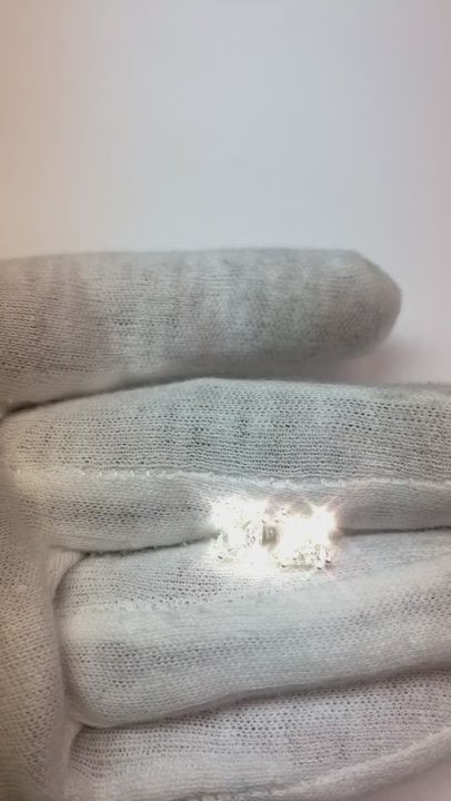 3 Carats Real Natural Earth Mined Diamonds Ladies Studs Earrings White Gold