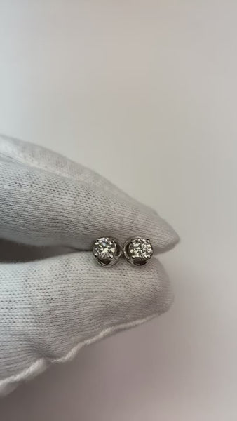 One Diamond Earrings Design