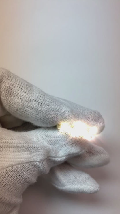 2 Carats Three Stone Engagement Natural Earth Mined Diamond Ring 4 Prong Set White Gold 14K