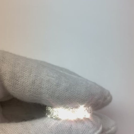 Oval Cut Diamond Gold Jewelry Eternity Band Women