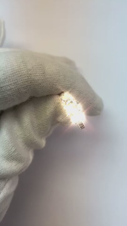 2.75 Carats Three Stone Ring Channel Set Round Genuine Natural Earth Mined Diamond Jewelry