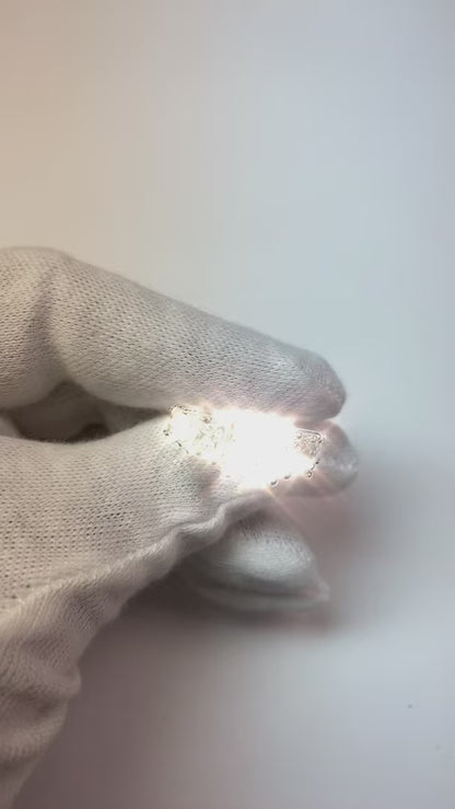 Real 7 Carats Cushion Natural Earth Mined Diamond Gold Engagement Ring With Accents