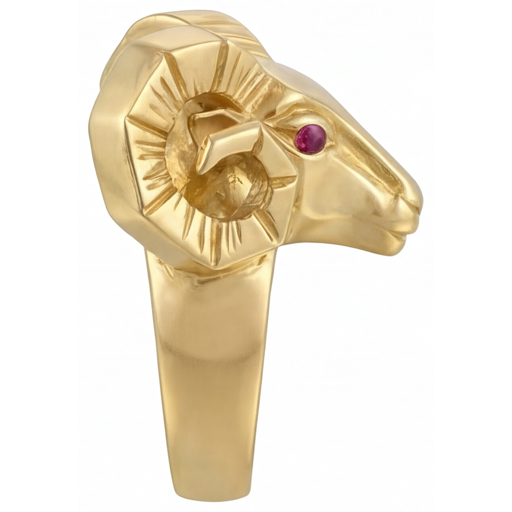 Shimmering Gemstone Ring 0.10 ct – front view