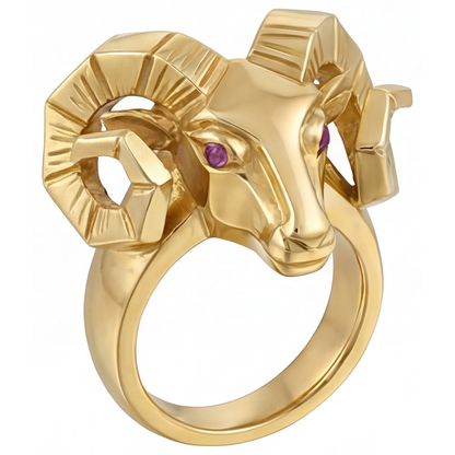 Shimmering Purple Amethyst Gemstone Ring 0.10 ct – angle view