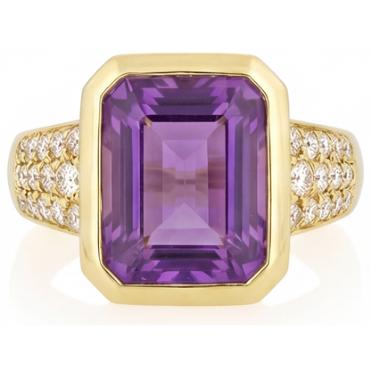 Shimmering Precious Stone Ring 7 ct – main view