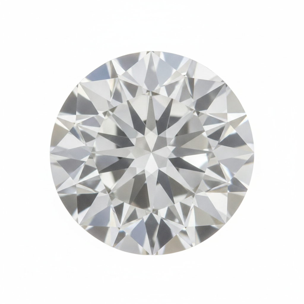 Real F VS1 Natural Loose Diamond Antique Old European Round Cut 3 Carat