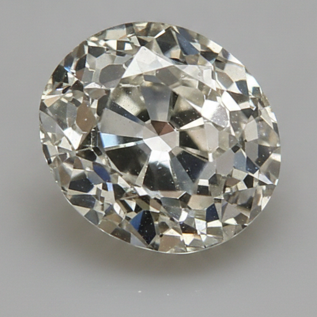 Real Genuine H VS1 8 Carat Old Miner Round Cut Loose Diamond