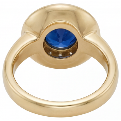 Dazzling Gemstone Ring 1.5 ct – profile view